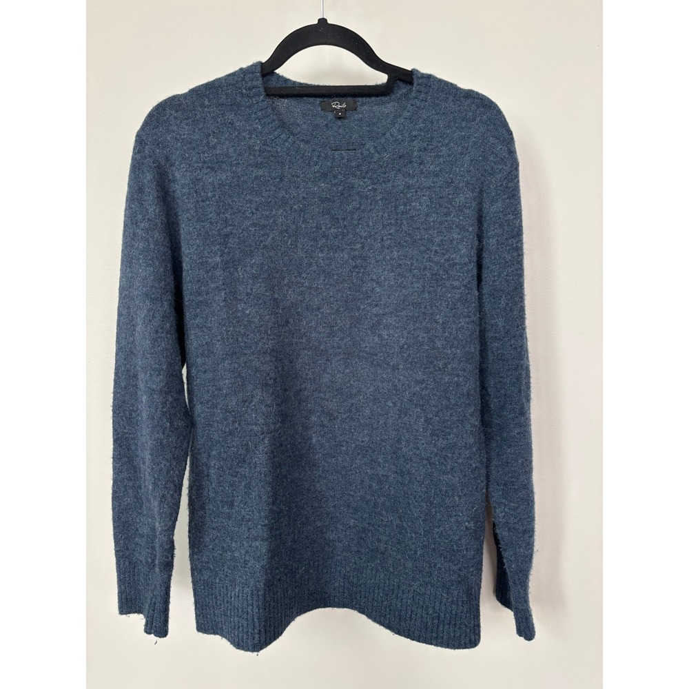Rails Beckson Alpaca Wool Blend Sweater Mens Small Heather Blue RM-864A-953A-247